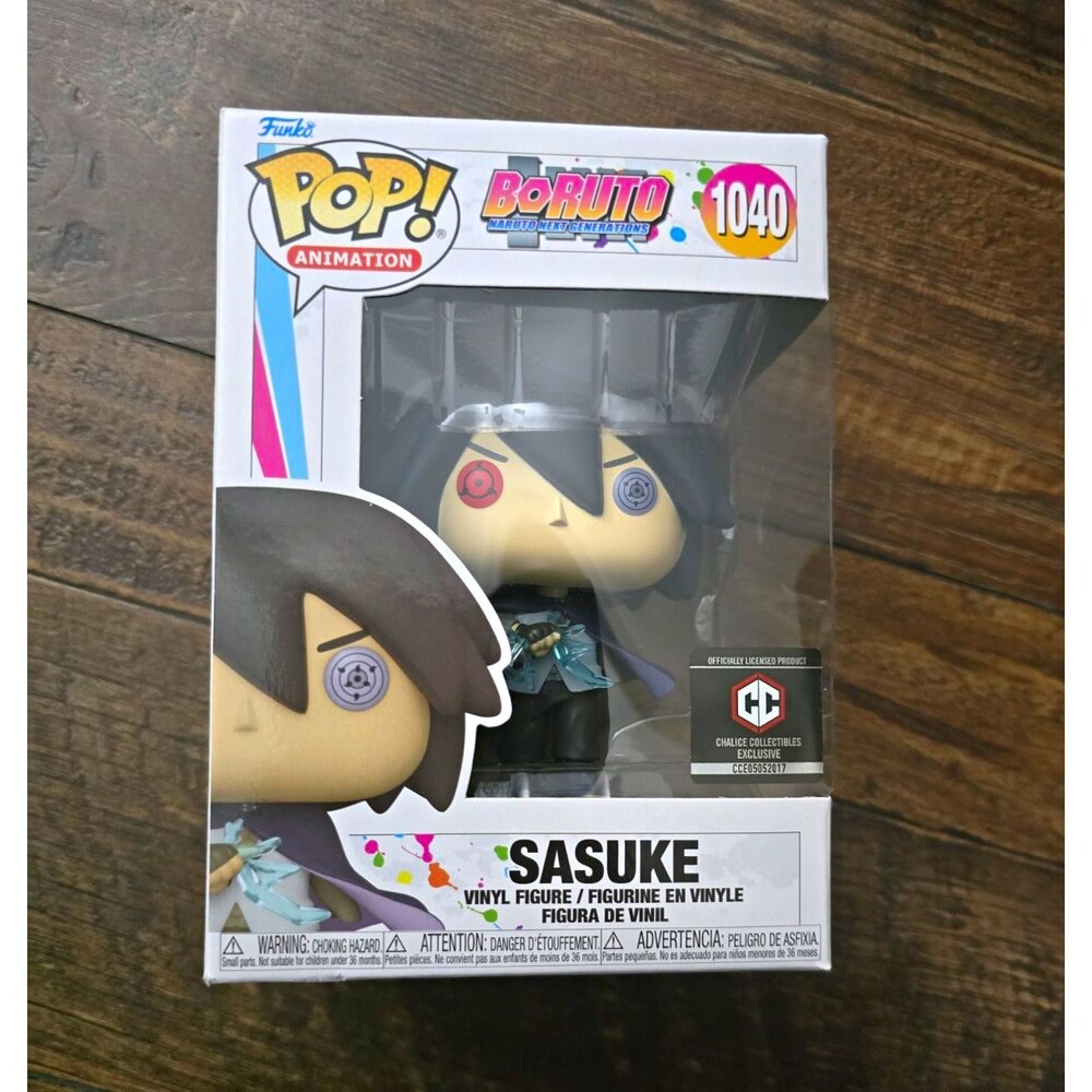 Funko Pop! Animation Boruto Sasuke Chase Vinyl Figure #1040 2021 damage